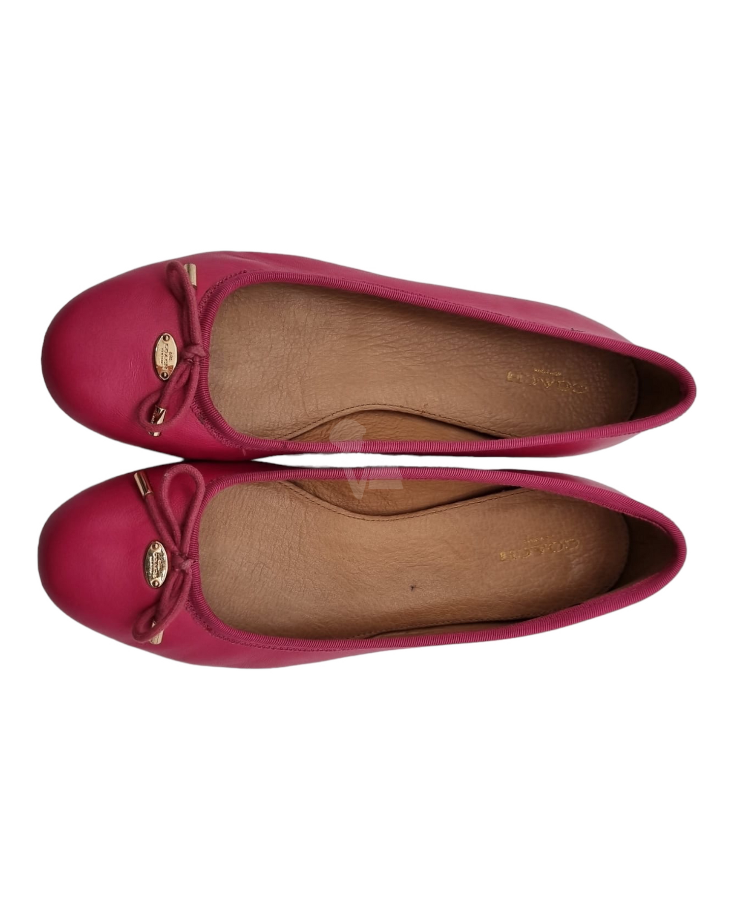 Coach Flat Shoes Fuchsia