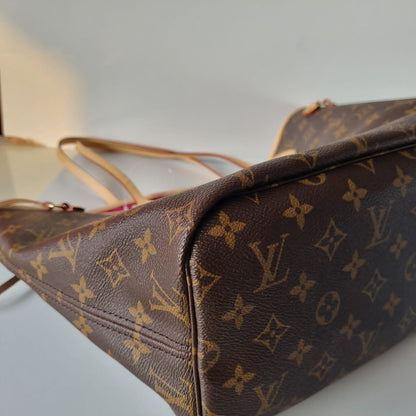 Louis Vuitton Neverfull MM Mono 2023 CHIP NBU Size 32x16x28