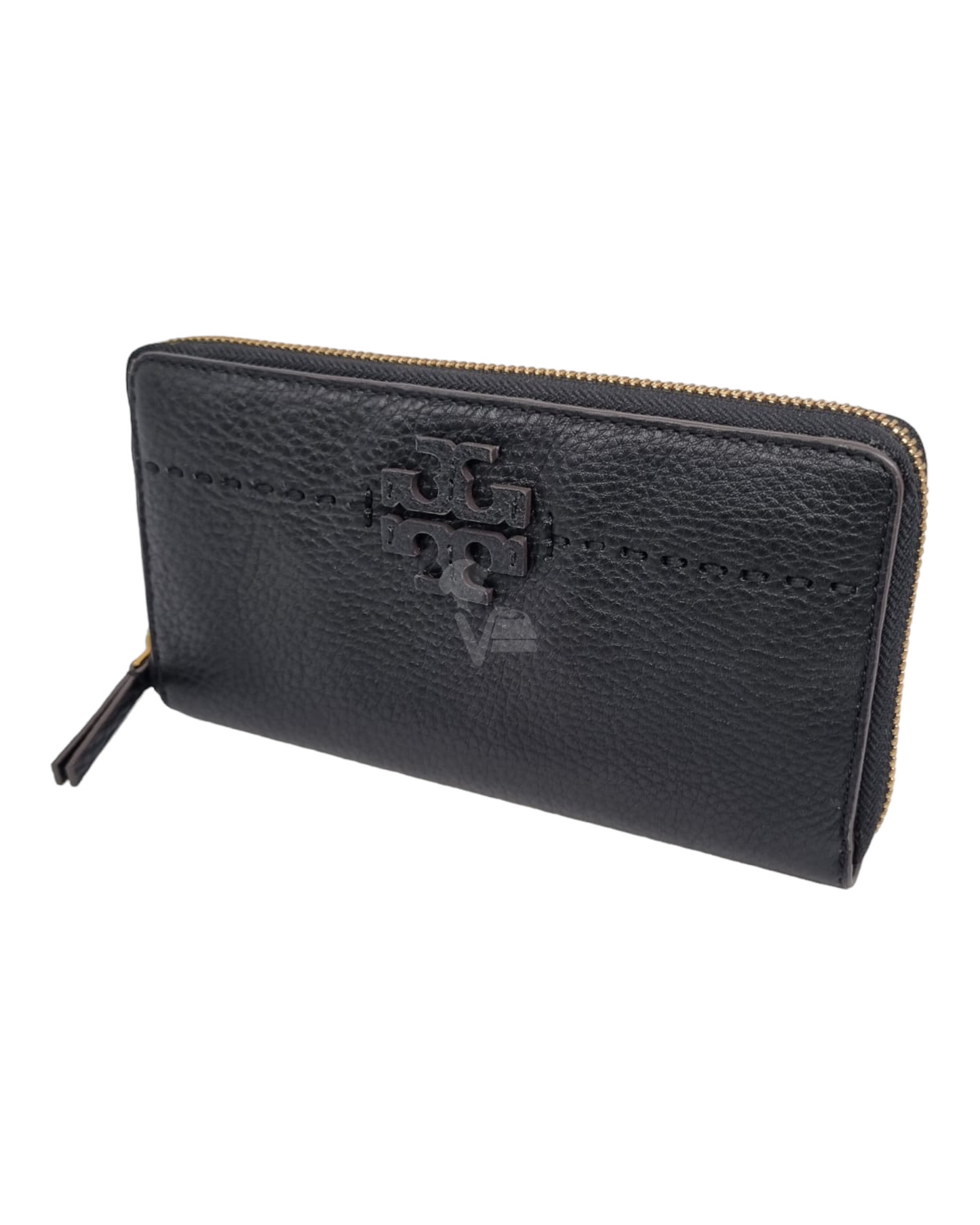 Tory Burch McGRAW Zip Continental Wallet Black Size 19x10