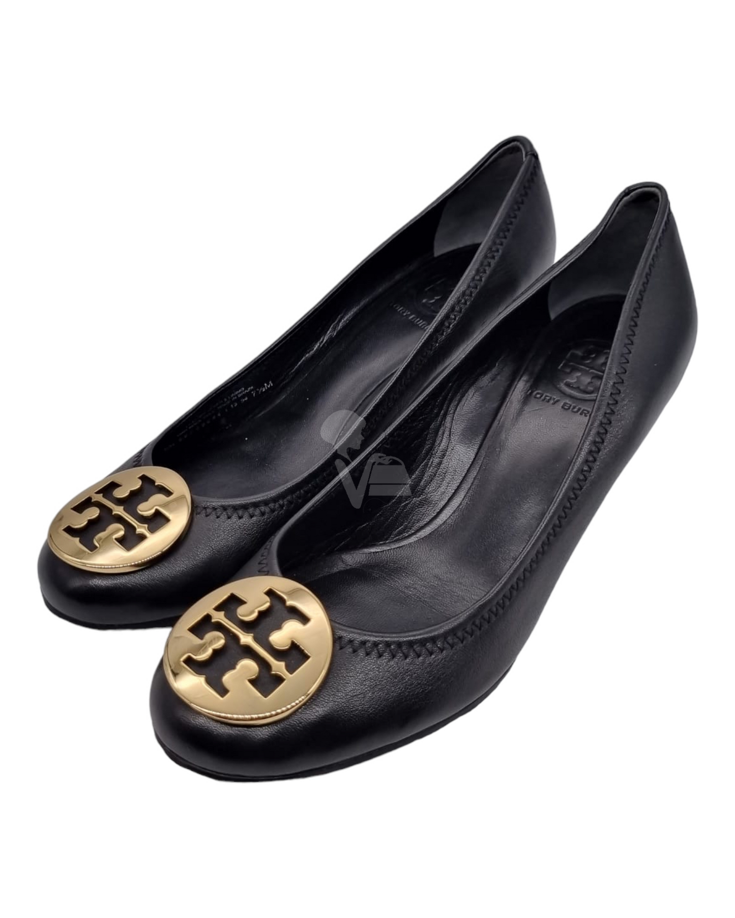 Tory Burch Sally Wedges Mestico Black Size 7,5/24,5