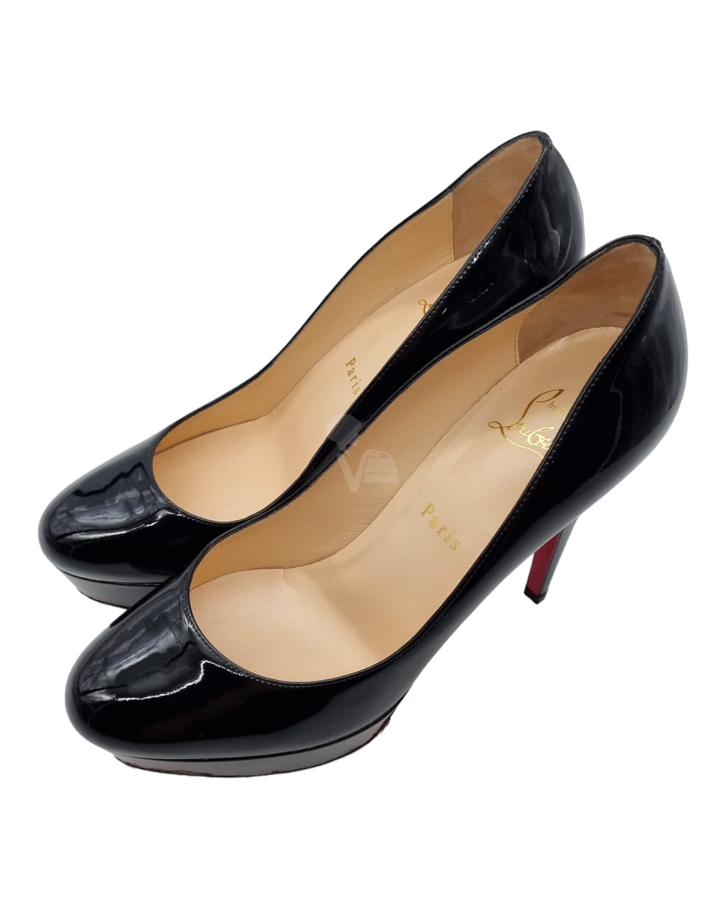 Christian Louboutin Bianca Patent Calf Black Size 38,5/25