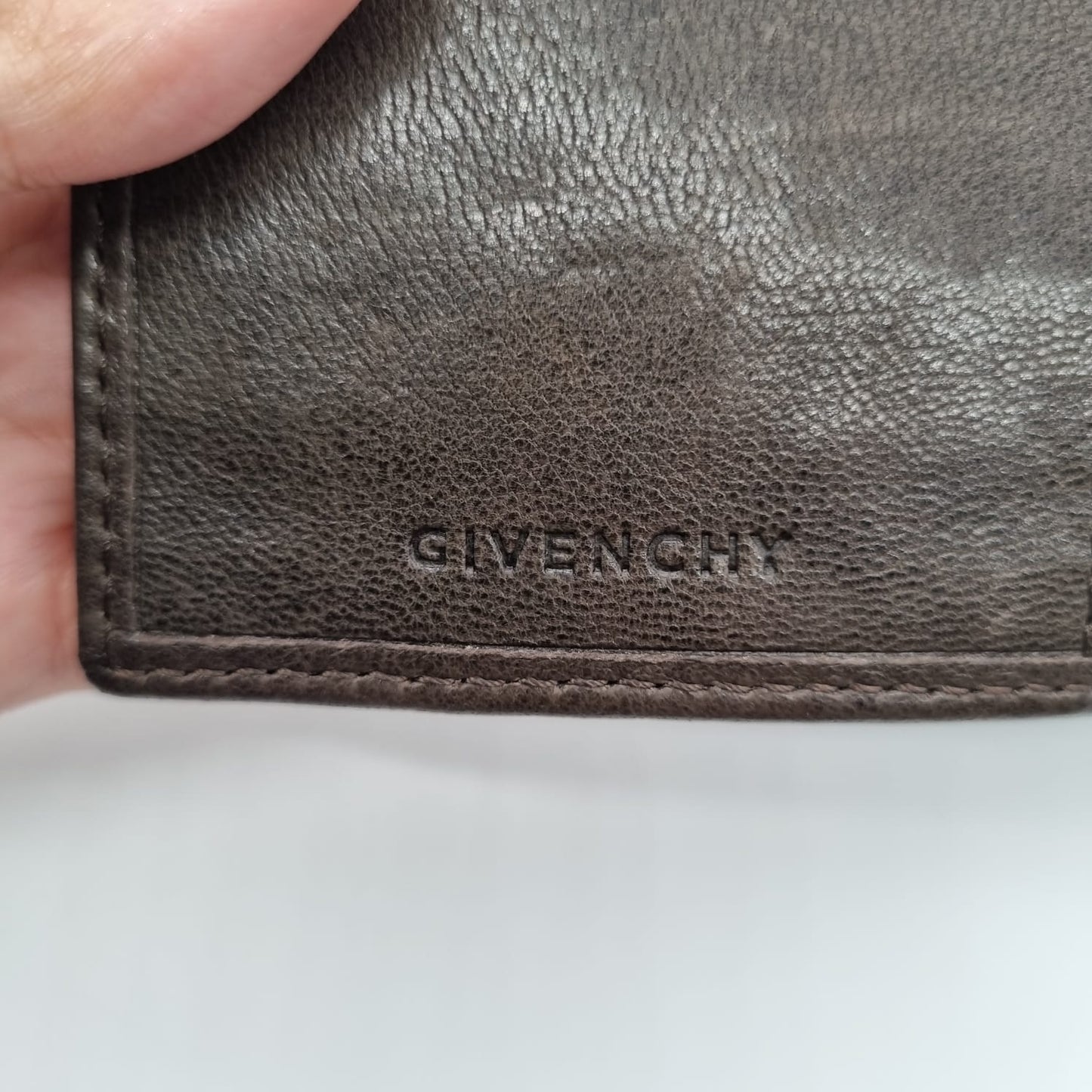 Givenchy Trifold Compact Wallet Brown Size 13x9