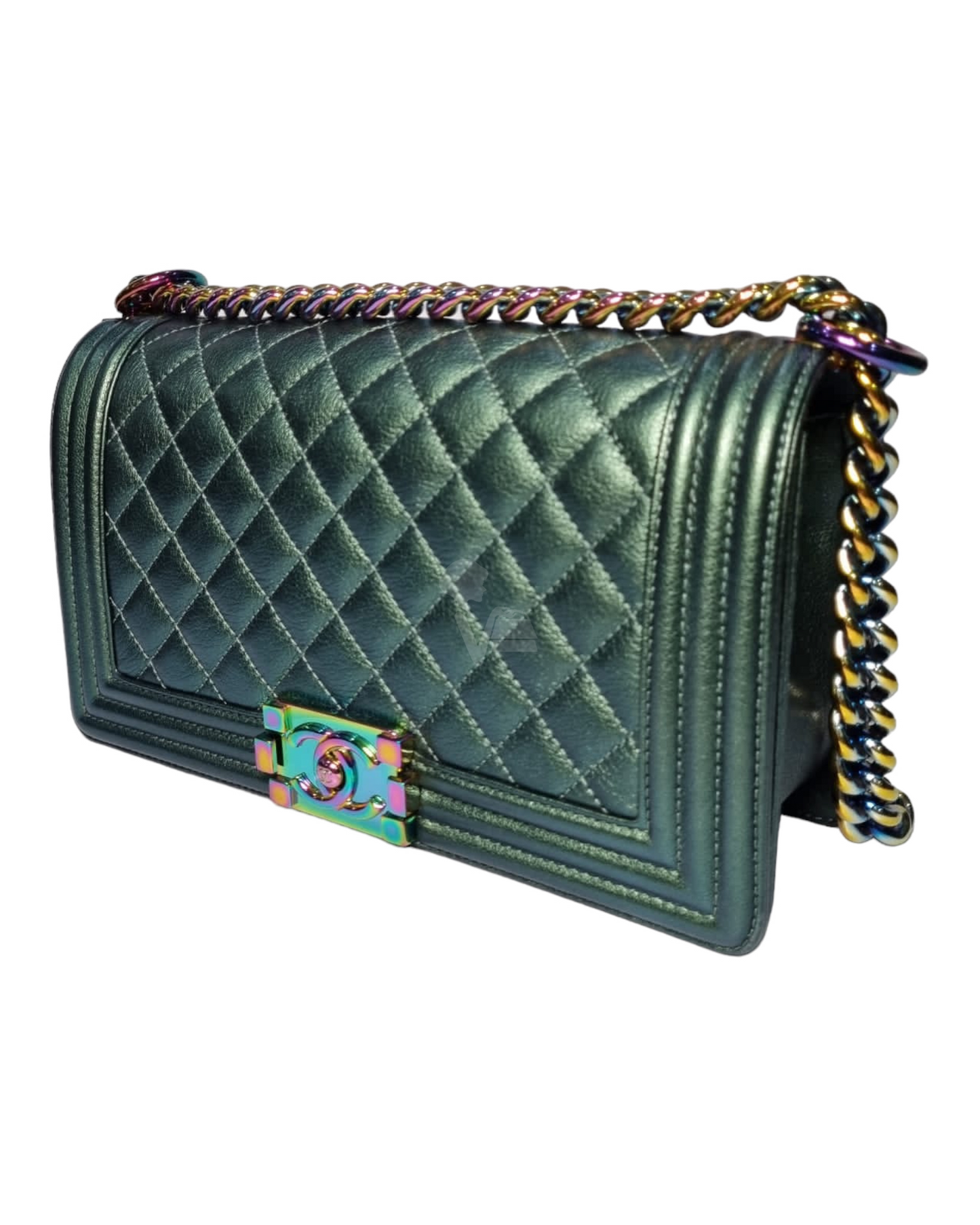 Chanel Boy Medium Emerald Green #21