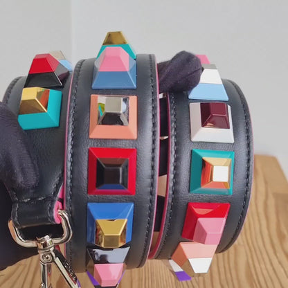 Fendi Strap Black Multicolor 2018 P.83cm