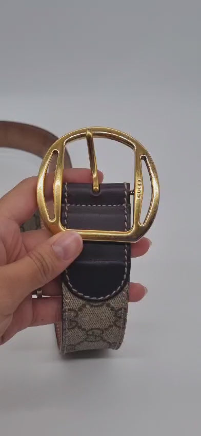 Gucci GG Mono Belt Size 90