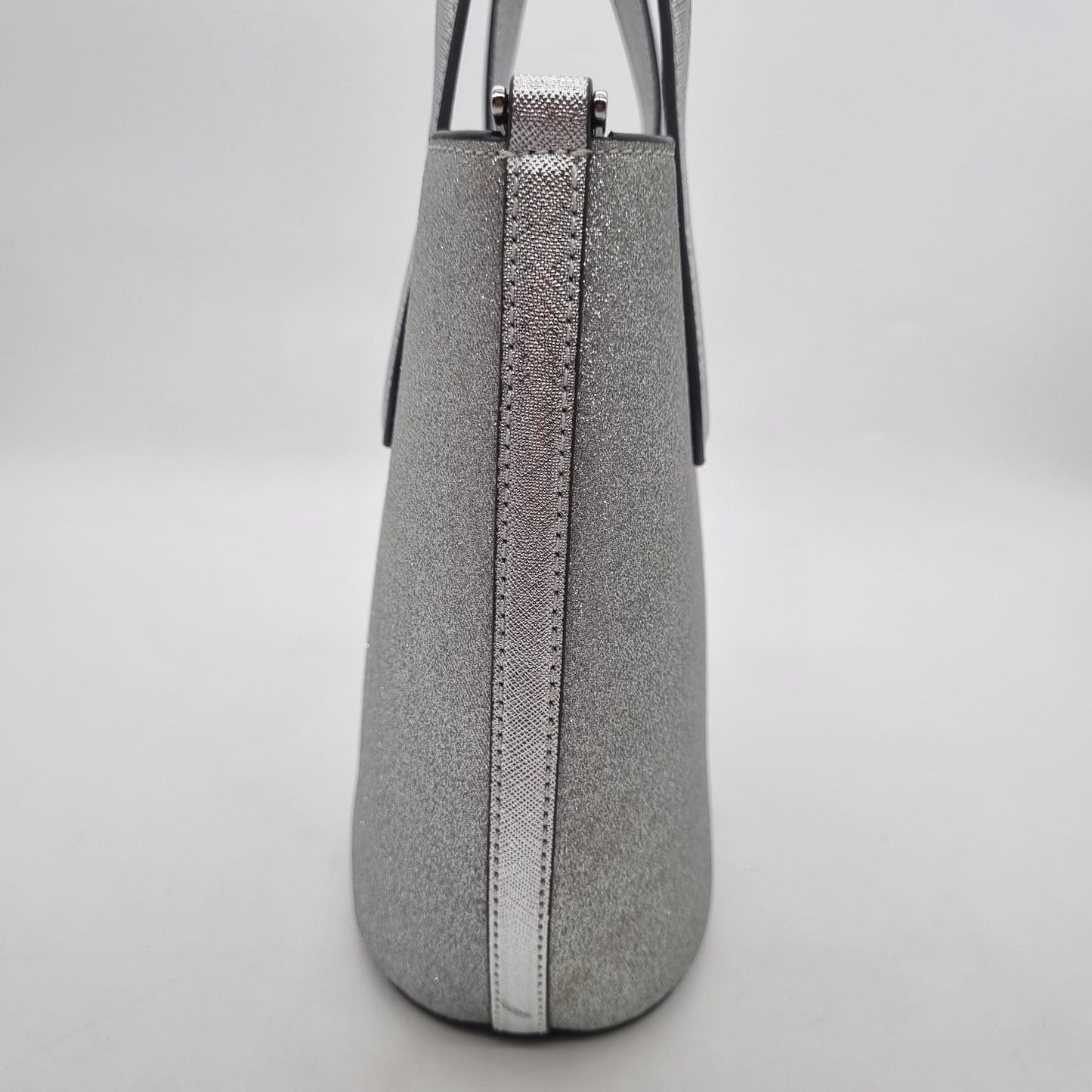 Kate Spade Glimmer Glitter Satchel Bag Silver Size 21x10x21