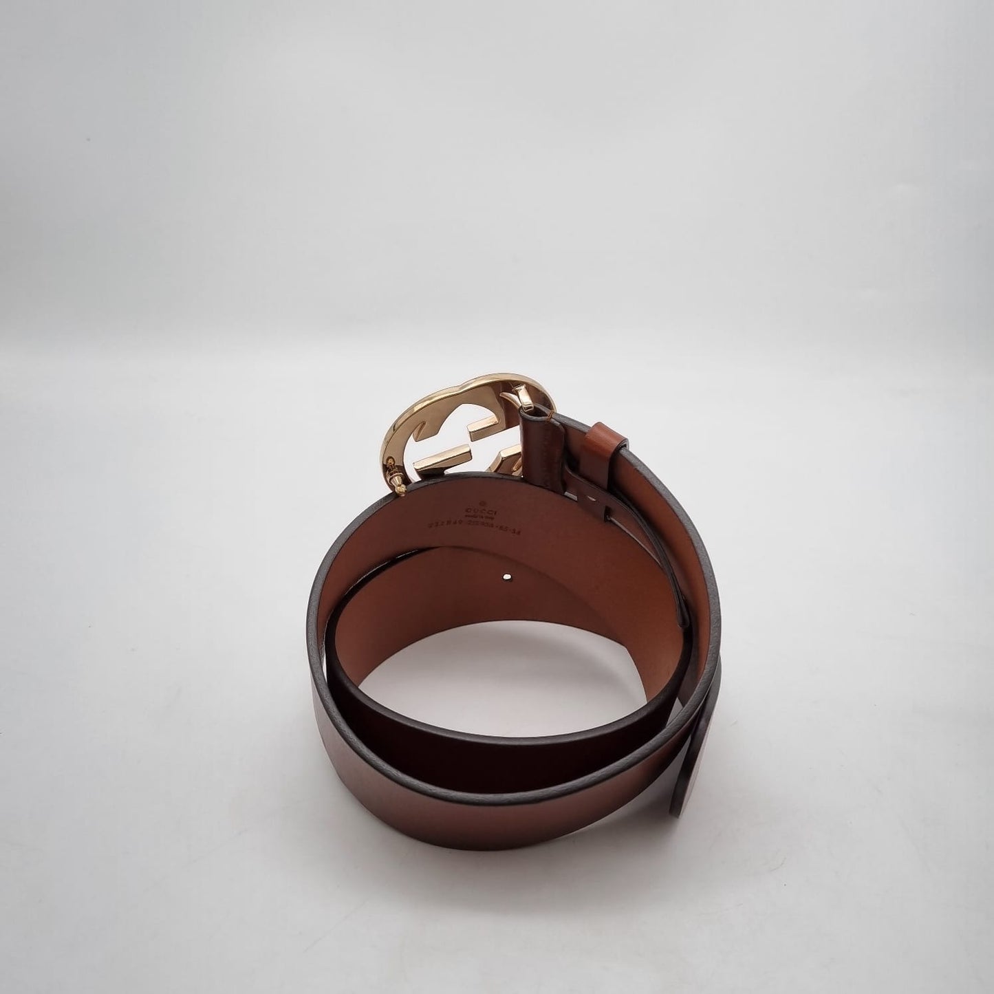 Gucci GG Belt Brown Size 85