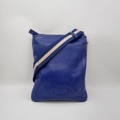 Bally Crosbody Bag Blue Size 25x31