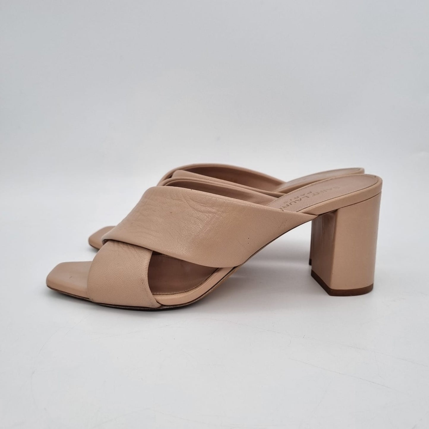 Yves Saint Laurent Lou Lou 70 Mules Sandal Nude Size 38/24