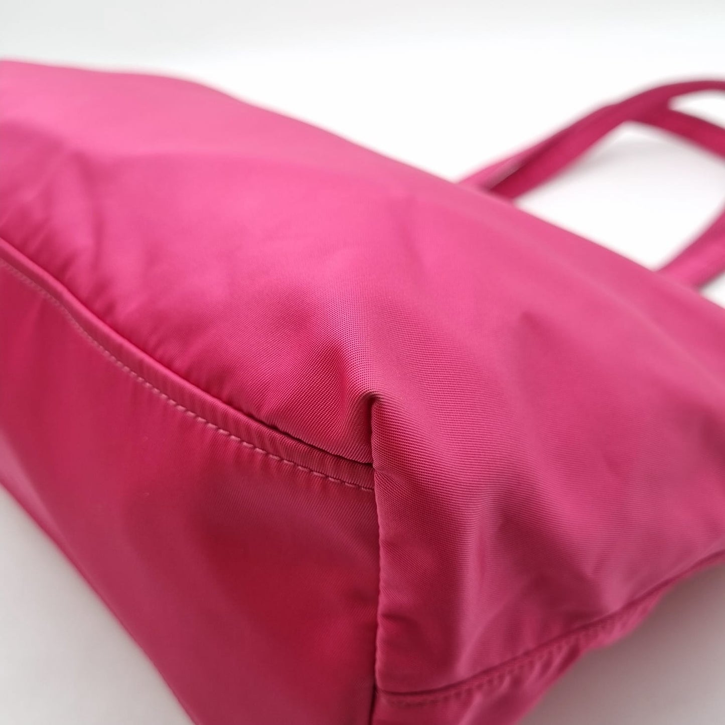 Prada Tote Bag Nylon Fuschia Size 34x14x28