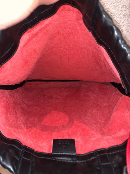 Gucci Backpack Leather Red Multicolor Size 30x35