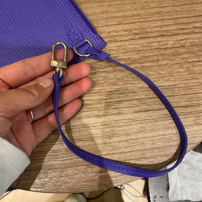 Louis Vuitton Neverfull MM Epi Leather Purple 2013 Size 32x16x30