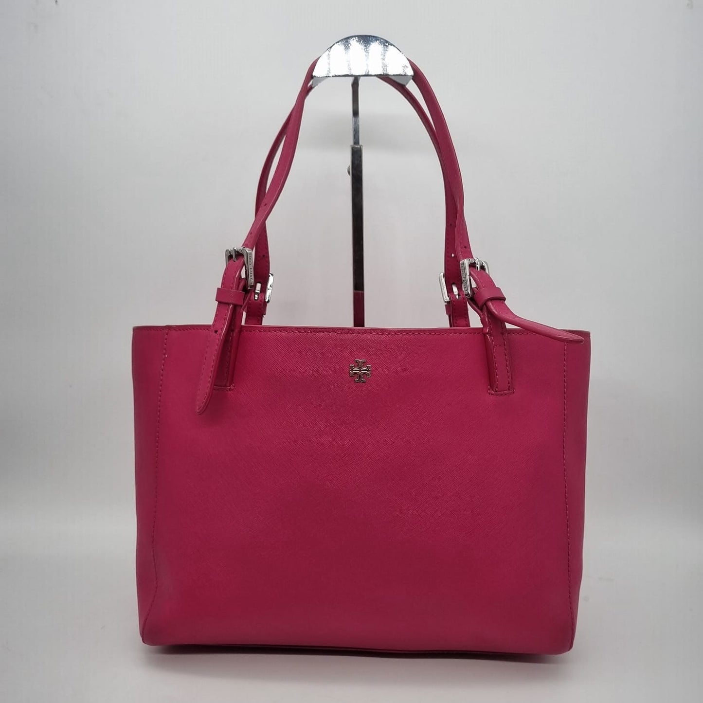 Tory Burch Emerson Tote Bag Red Size 30x10x21