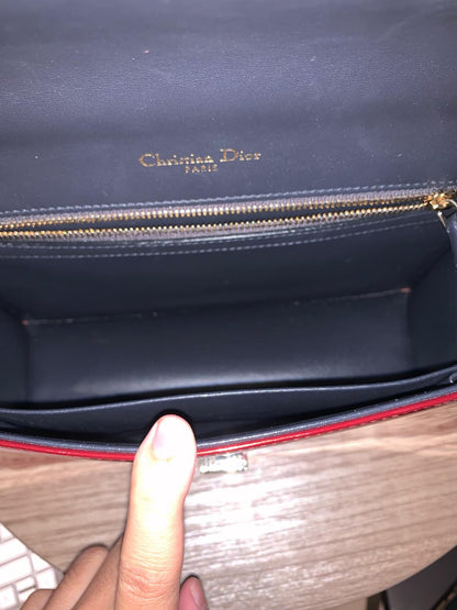 Dior Diorama Medium Metallic Red 2018 Size 25x10x16