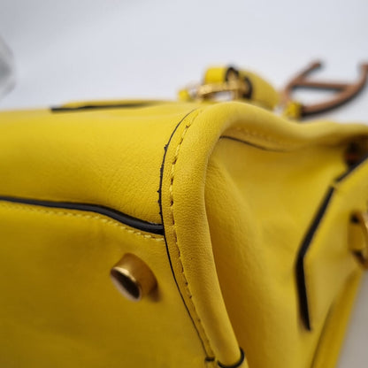 Aigner Etienne Crossbody Bag Yellow Size 24x12x17