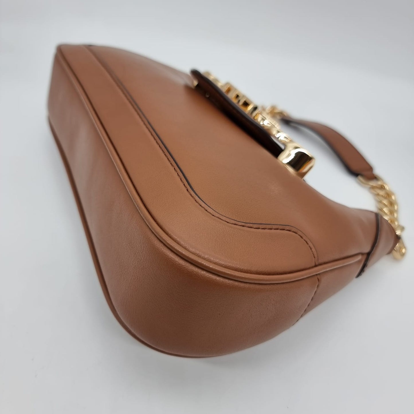 Michael Kors Hally Shoulder Bag Tan Size 29x6x20