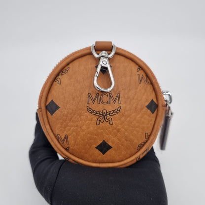 MCM Small Crossbody Pouch Trio Visetos Multi Size 21x5x15