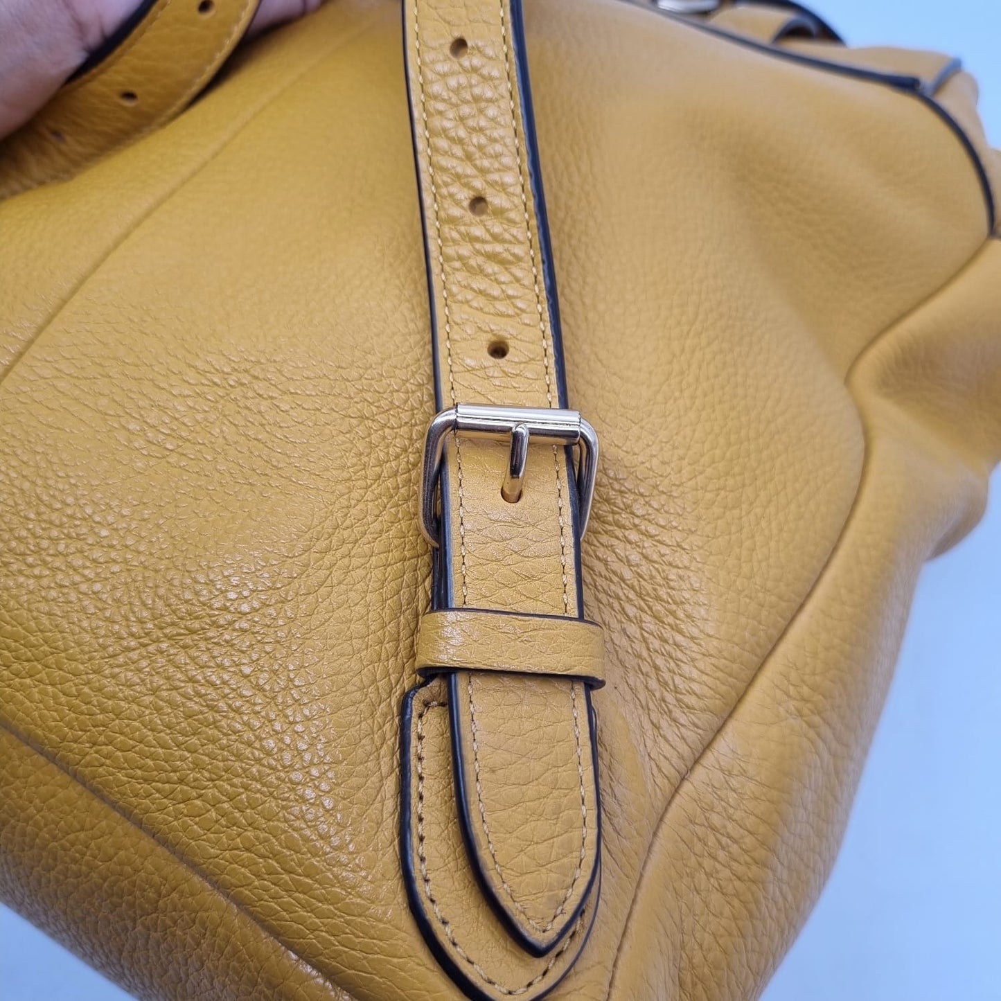 Coach Backpack Leather Yellow Size 30x12x33