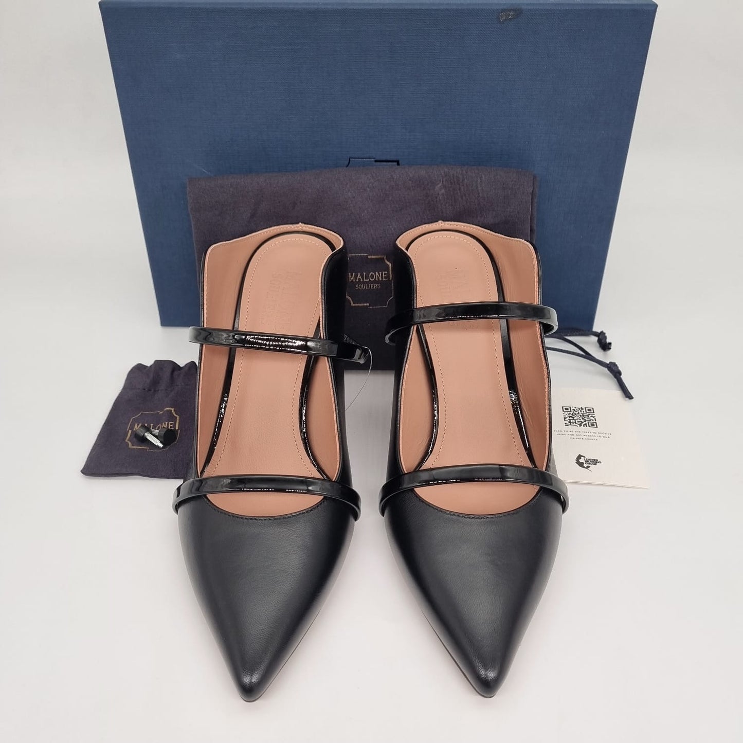 Malone Maureen Heels Leather Black Size 39/26 Dari Ujung