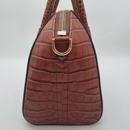 Givenchy Antigona Small Croco Brown 2019 Size 28x14x23