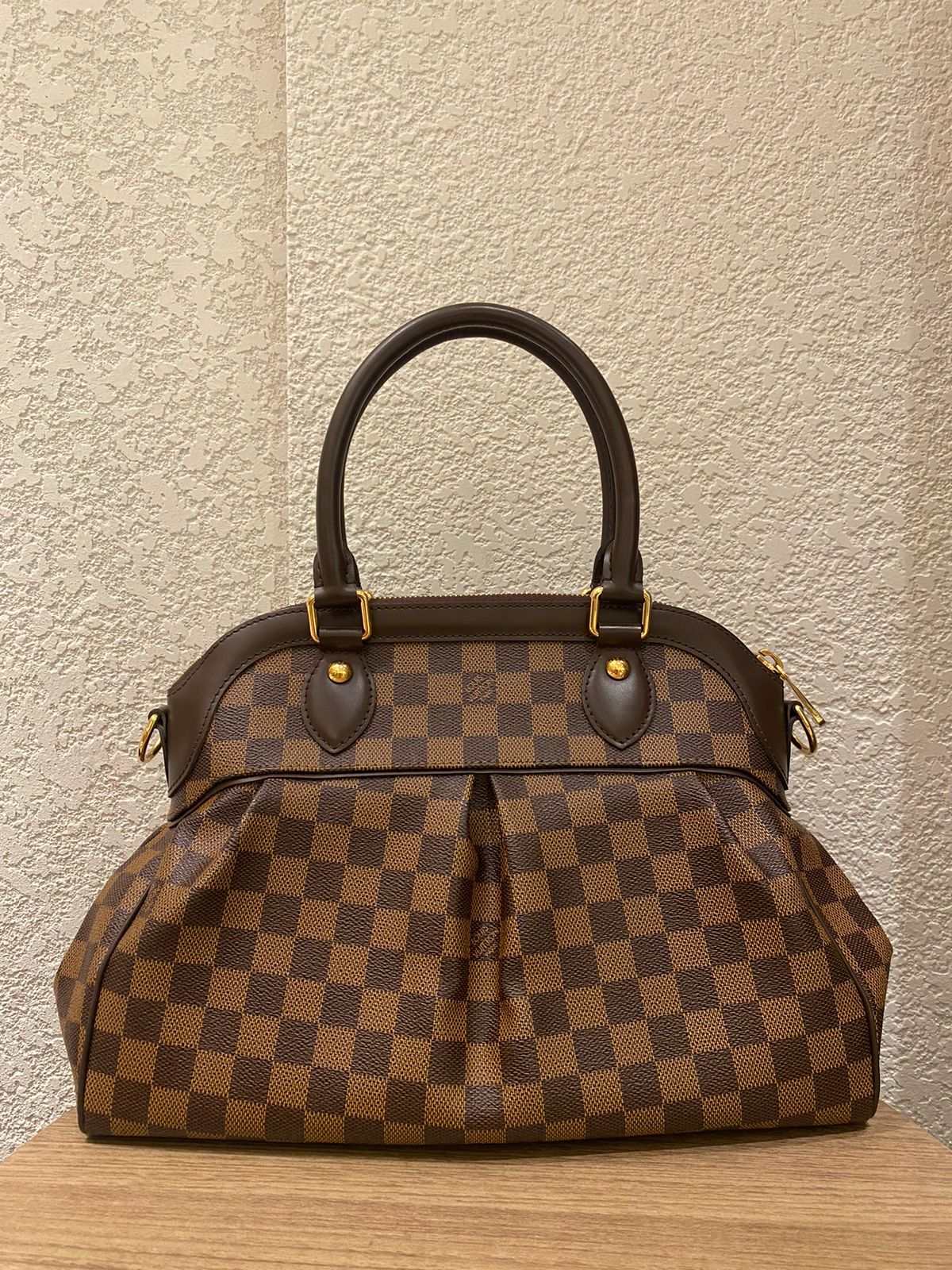 Louis Vuitton Trevi PM Damier Ebene 2012 Size34x15x25