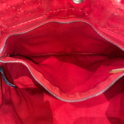 Hermes Herline Tote Canvas Red Size 30x8x22