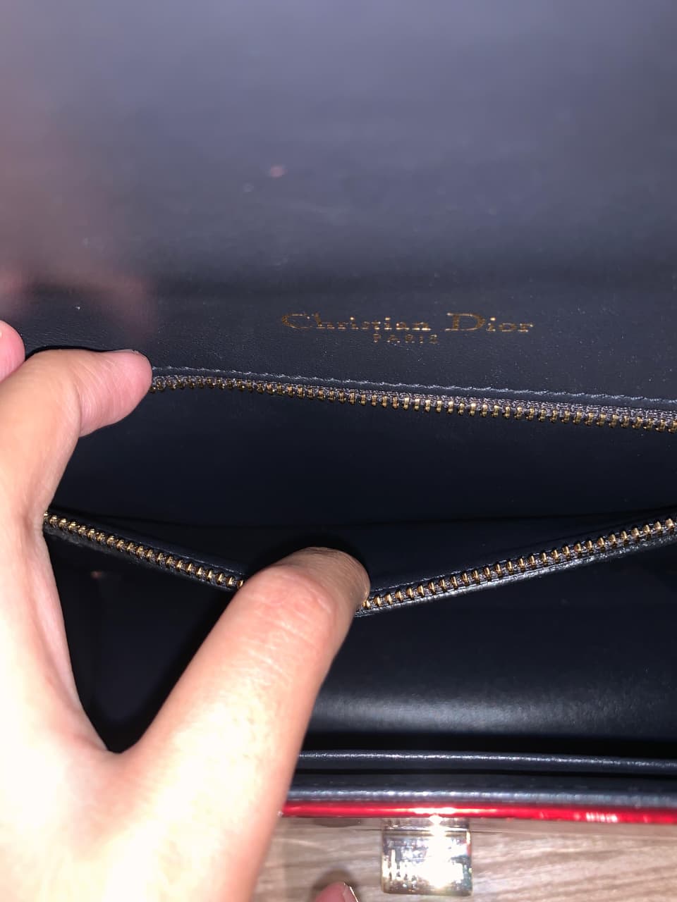 Dior Diorama Medium Metallic Red 2018 Size 25x10x16