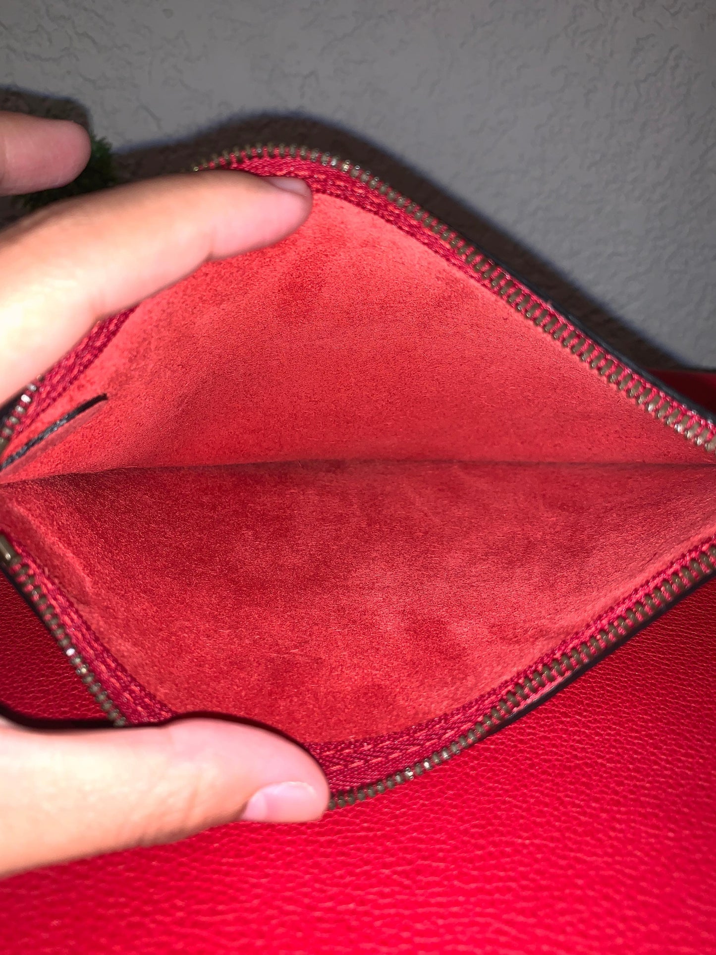 Gucci Backpack Leather Red Multicolor Size 30x35