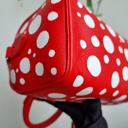 Louis Vuitton x Yayoi Kusama Speedy 20 Red CHIP 2023 Size 20x11x16
