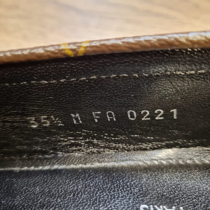 Louis Vuitton Mocasin Plano Chess Loafers Mono Size 35,5/23