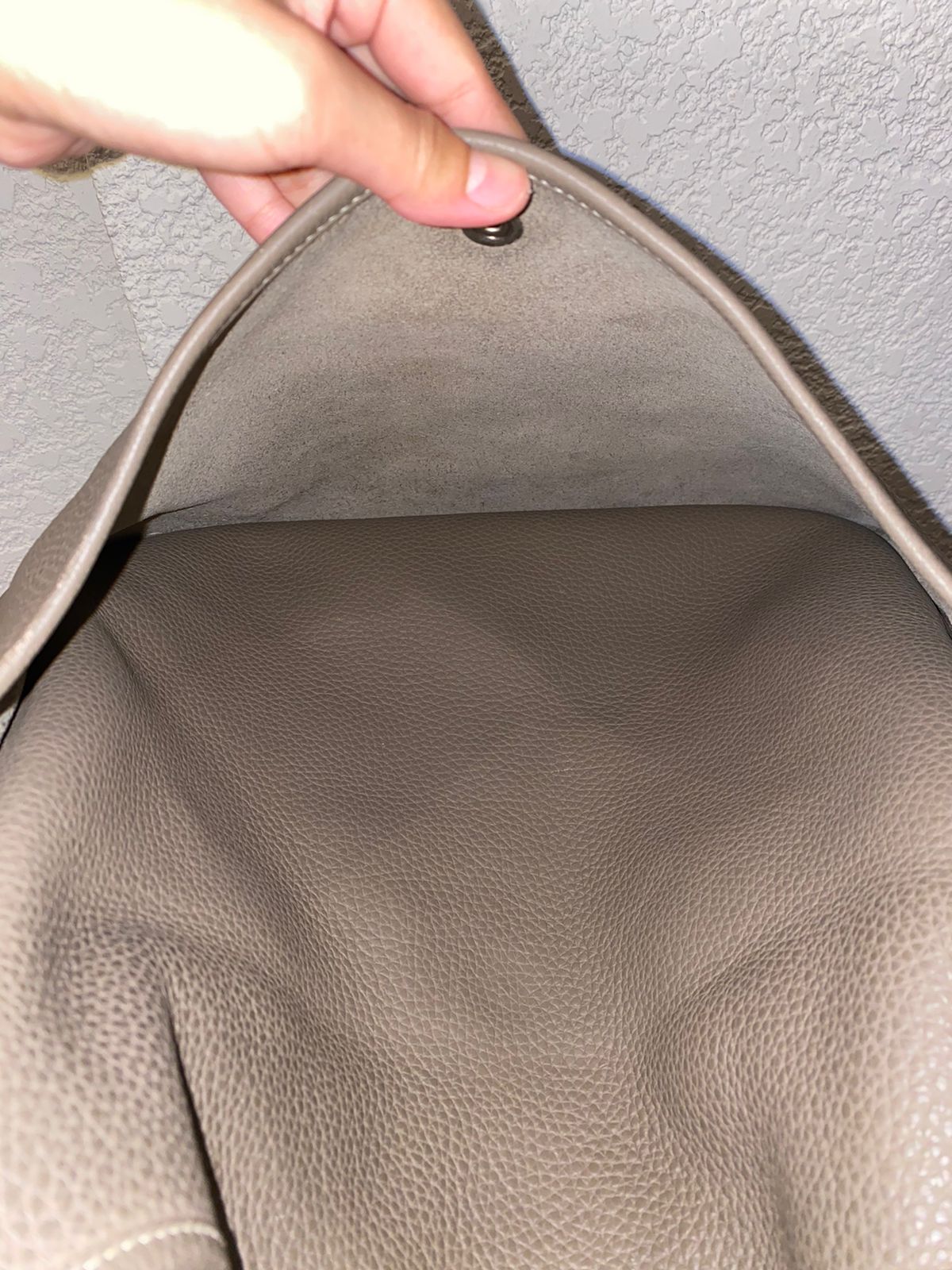 Hermes Evelyne TGM Clemence Etoupe PHW #N Size 40x10x38