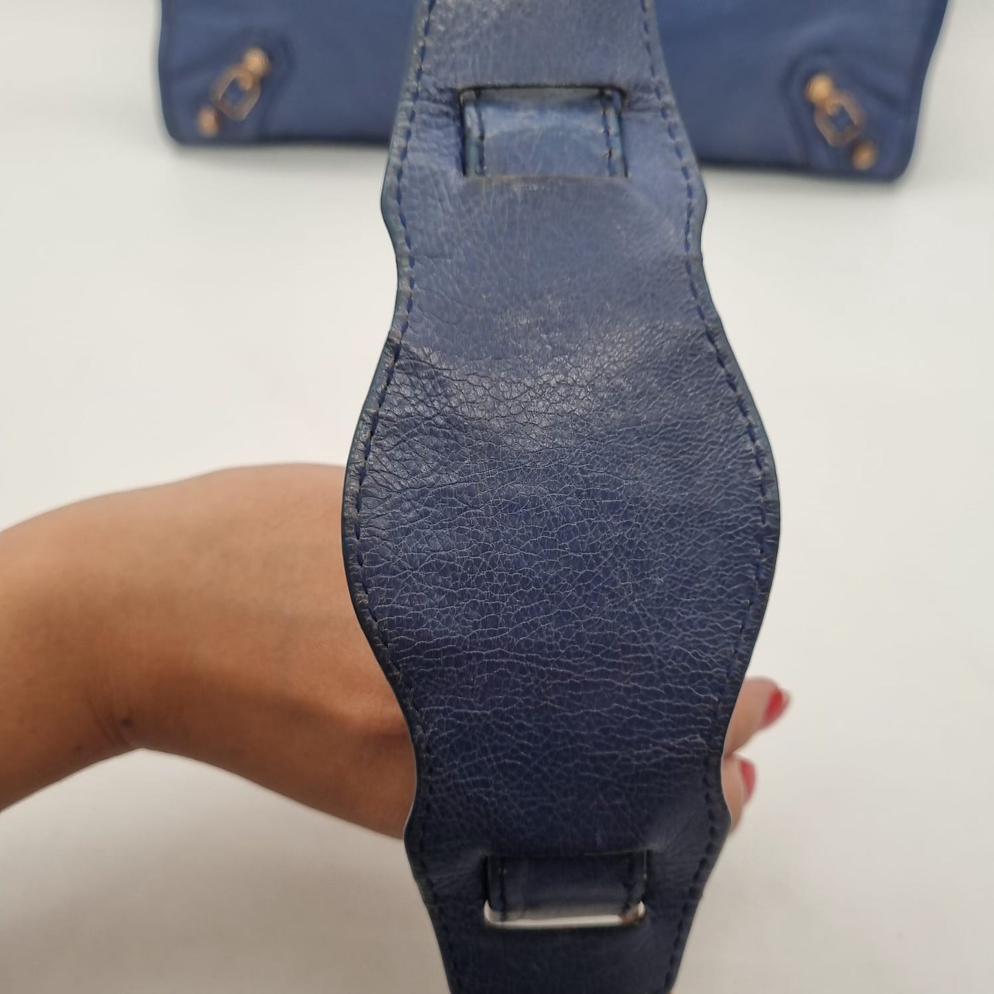 Balenciaga Classic Reguler City Blue GHW #K 2012 Size 38x10x27