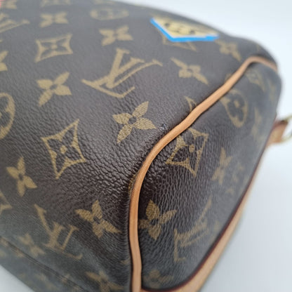 Louis Vuitton Speedy Bandouliere Lock Love Monogram 2019 Size 30x17x25