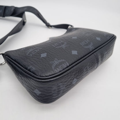 MCM Small Crossbody Pouch Trio Visetos Multi Size 21x5x15