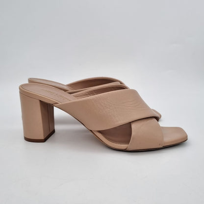 Yves Saint Laurent Lou Lou 70 Mules Sandal Nude Size 38/24