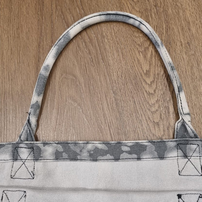 Alo Yoga Shopper Tote Grey Tiedye 12x49x37