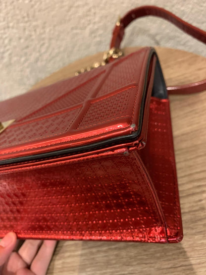 Dior Diorama Medium Metallic Red 2018 Size 25x10x16