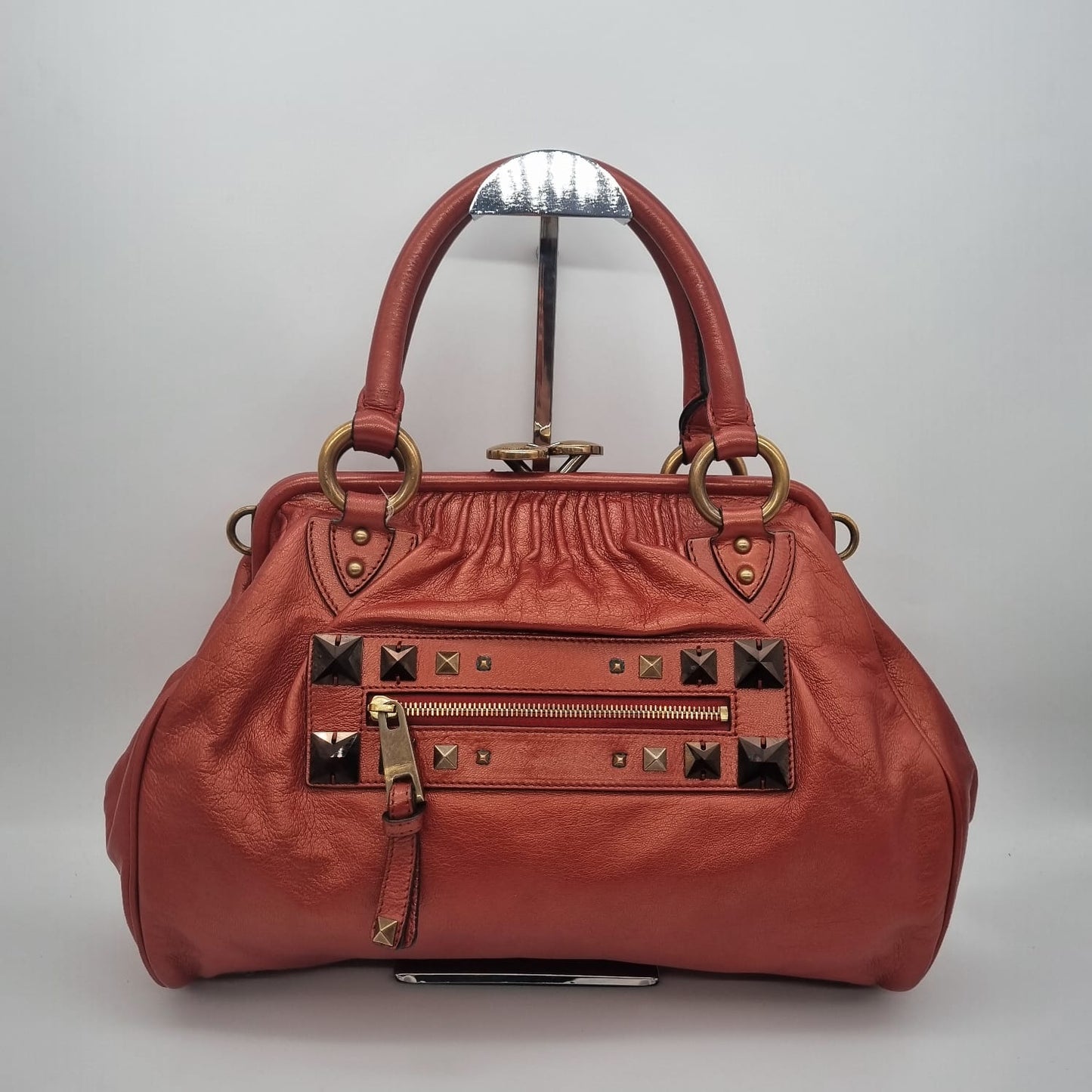 Marc Jacob Shoulder Bag Coral Metalic Size 35x10x26