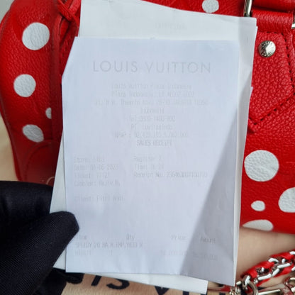 Louis Vuitton x Yayoi Kusama Speedy 20 Red CHIP 2023 Size 20x11x16