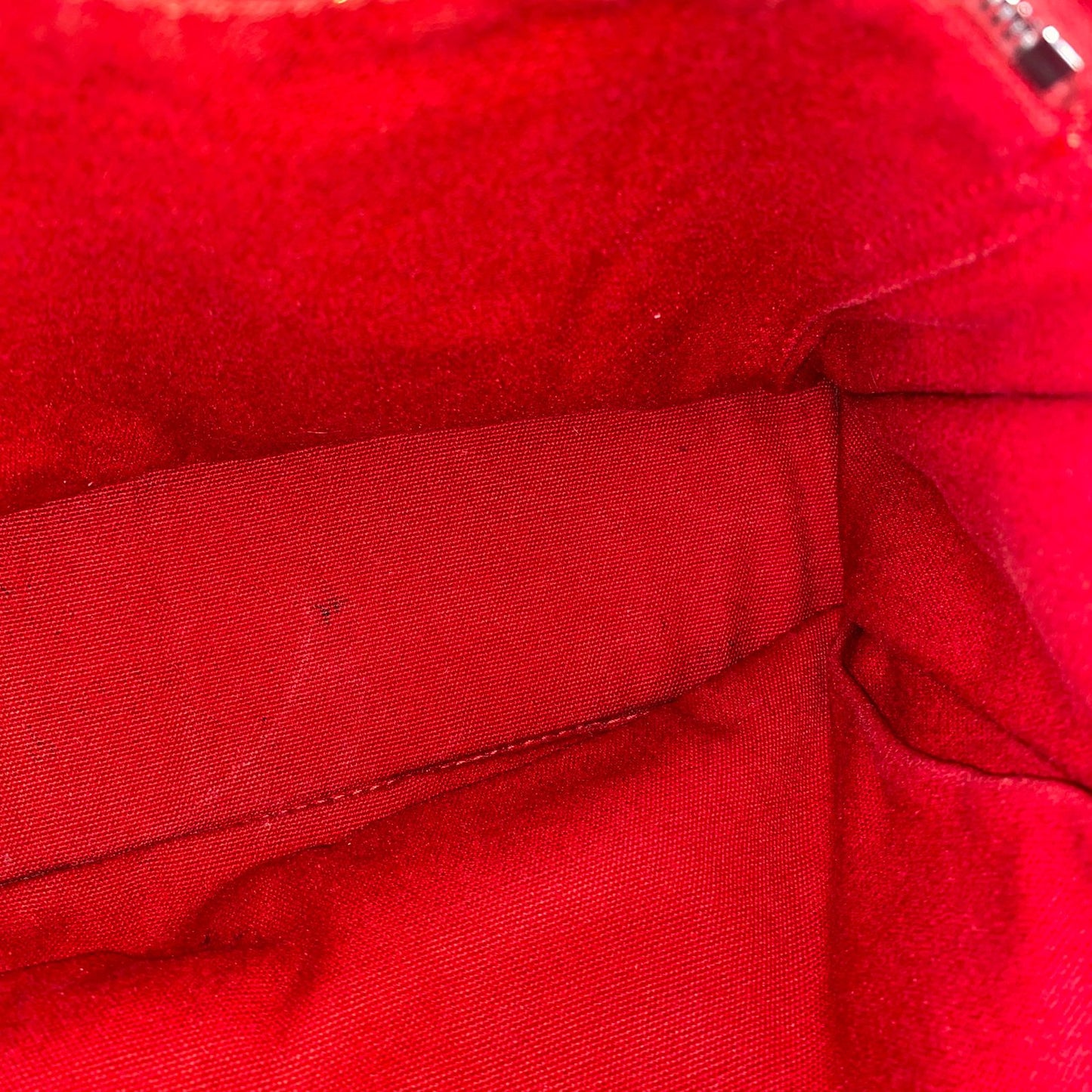 Hermes Herline Tote Canvas Red Size 30x8x22