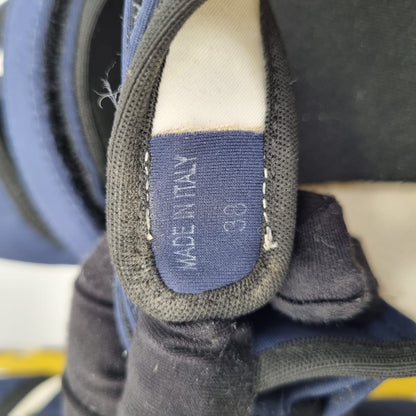 Marni Sneakers Gommus Black Blue Insole 25