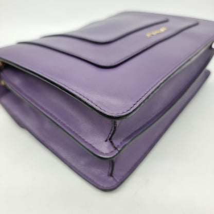 Bvlgari Medium Serpenti Forever Crossbody Bag Purple Size 27x5x20
