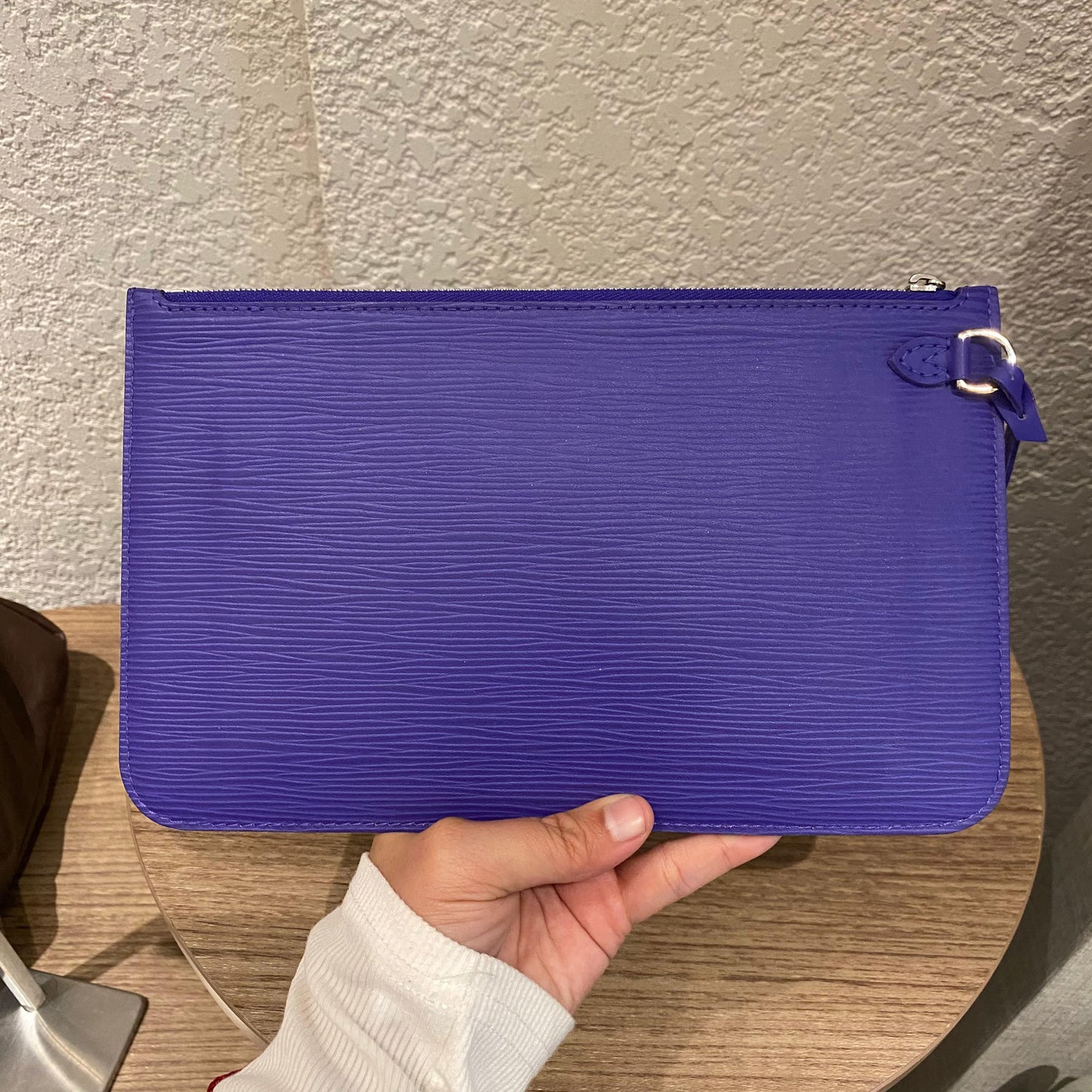 Louis Vuitton Neverfull MM Epi Leather Purple 2013 Size 32x16x30