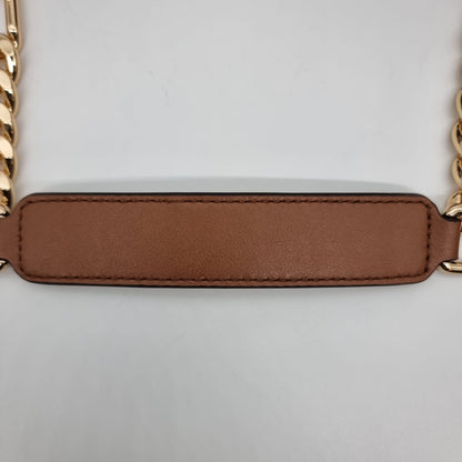Michael Kors Hally Shoulder Bag Tan Size 29x6x20