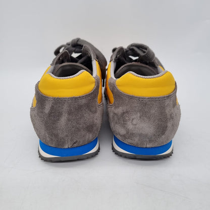 Prada Sneaker Suede Grey Yellow Size 7/27
