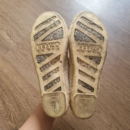 Kenzo Espadrilles Beige Size 36/22
