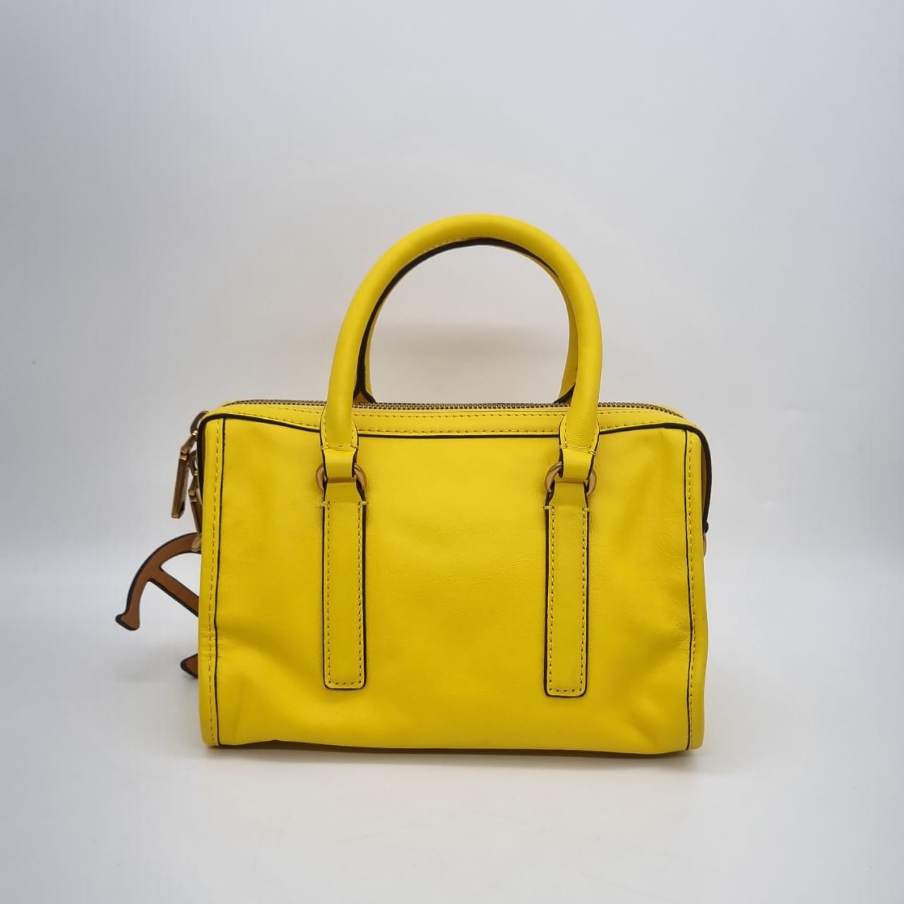 Aigner Etienne Crossbody Bag Yellow Size 24x12x17