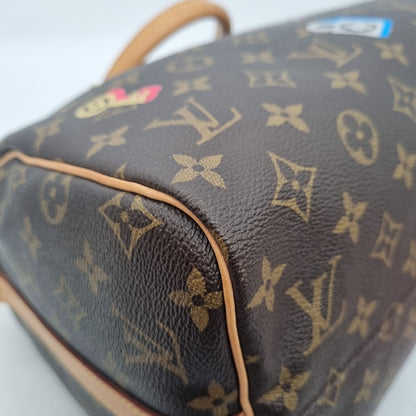 Louis Vuitton Speedy Bandouliere Lock Love Monogram 2019 Size 30x17x25