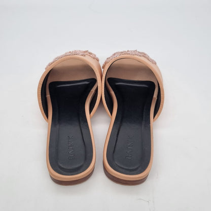 Rajnik Chimera Slide Sandal Cream Size 40/26