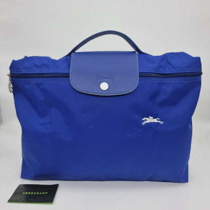 Longchamp Le Pliage Document Bag Blue Size 36x7x27